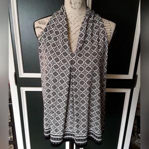 Max Studio Women Black Sleeveless Top